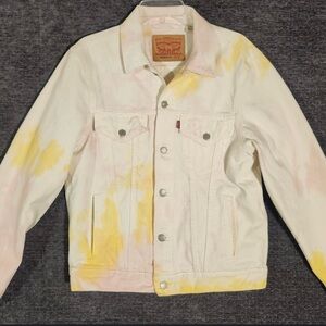 Levi's Women's Pastel Tie-Dye Jean Jacket 100% cotton
